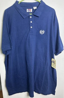 Polo Phat Farm azul para hombre nuevo con etiquetas 3XL vintage Foto 1 de 4