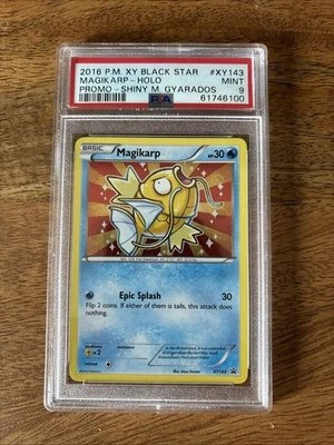 PSA 9 Magikarp XY143 Black Star Promo HOLO Pokemon Card 2016 - Image 1 of 2