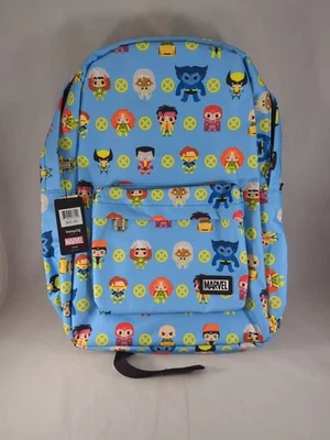 Loungefly Marvel Blue Chibi X-Men Zip Around Backpack - Brand New 2019 - Image 1 of 4
