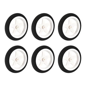 Pack of 6 RC Model Plane Aircraft Wheel Micro Sport Wheel 0.07" x 3" - Picture 1 of 4