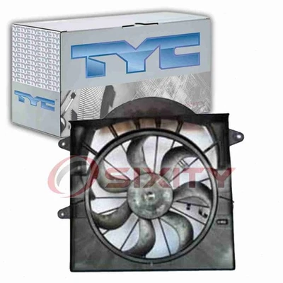 Conjunto de ventilador condensador y radiador doble TYC para Jeep Grand Cherokee qa 2005-2008 Foto 1 de 4