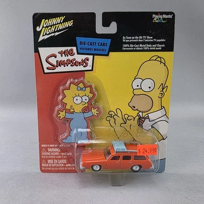 The Simpsons 2004 Johnny Lightning Marge’s Wagon Family Car Diecast NEW - Image 1 of 4