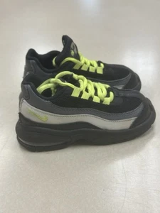 Nike Air Max 95 Black 905462-022 Volt Black Gray Size 8c - Picture 1 of 8