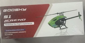 Goosky Legend S1 3D Mini RC Helicopter Dual Brushless Motor Direct-Drive BNF - Picture 1 of 2