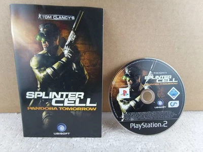 Splinter Cell Pandora Tomorrow PS2 PAL Disc + Booklet Ubisoft SLES-52149 Rare! - Image 1 of 4