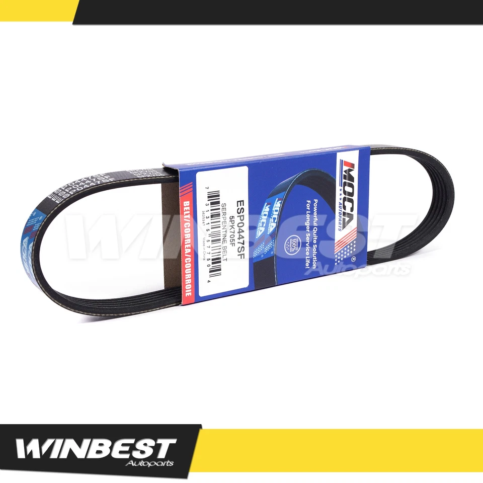 Accesorio correa de transmisión 5PK705F para 12-13 Ford Focus 2.0L-L4 nuevo Foto 1 de 1