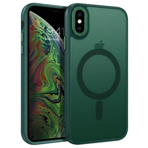 For iPhone Xs Max Case MagSafe Magnetic Shockproof Translucent Matte Phone Cover - Picture 1 of 96