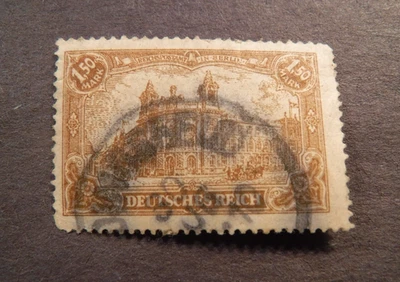 Scott# 113, 1919-20, 1.50 Mark , German Post Office Used Stamp - Image 1 of 2