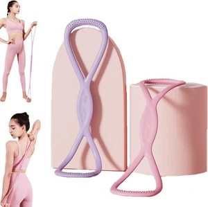 Bandas de Resistencia Figura 8 Bandas de Ejercicio para Mujeres Hombres Yoga/Pilates Gimnasio Fitness* - Imagen 1 de 16
