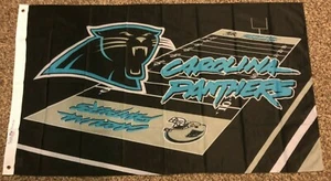CAROLINA PANTHERS FIELD 3x5ft new flag superior quality GENUINE NFL Lic - Picture 1 of 3