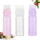 Easy-To-Use Hair Coloring Set 3Pcs Plastic Comb Bottle Comb Squeeze Applicator