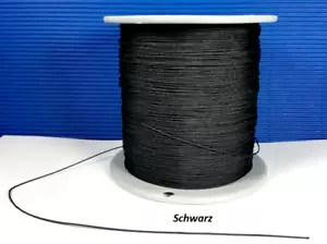 Plissees Spannschnur Schnur für Plissee Rollo Jalousien 1,0 mm Schwarz 50 m - Bild 1 von 1