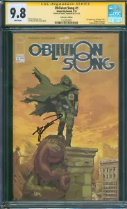 Oblivion Song #1 ⭐ CGC 9.8 SIGNED ⭐ Collector's Edition Silver Foil Image 2018 - Picture 1 of 3