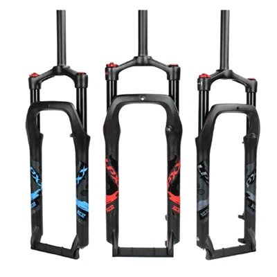 Snow Bike Pneumatic Front Fork 20/26x4.0In Fat Tire Bicycle Air Disc Brake Fork - Image 1 of 4