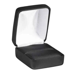 Ring box NEW Black Jewelry Ring Gift Box Wedding Engagement Holder Storage Case - Picture 1 of 3