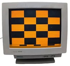 Vintage Digital DEC VT420 14" Amber Monochrome Terminal Display CRT Monitor VT420-C2 - Bild 1 von 24