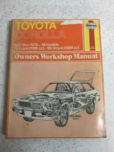 Used Toyota Corolla 1975-1978 Owners Workshop Manual Haynes - Bild 1 von 4