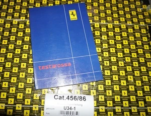 Manual de instrucciones Ferrari testarossa - Owner`s manual - # Cat. 456/86 - Imagen 1 de 3