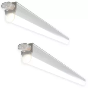 Litecraft Luce Sotto Armadio 30 cm 4W Attacco LED Alluminio - Confezione da 2 Sgomberi - Foto 1 di 2