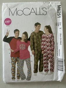2010 McCall’s M6251 Sewing Pattern | Easy Sew Misses Men’s Teen Tops Pants UNCUT - Picture 1 of 6