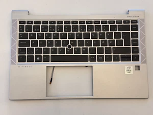HP Elitebook 840 G8 Handauflage mit DK QWERTY Layout Tastatur 6070B170772 - Bild 1 von 2
