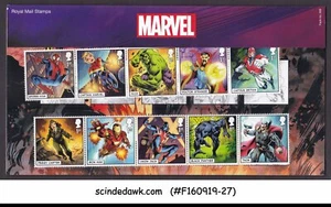 GREAT BRITAIN - 2019 MARVELS COMIC PRESENTATION PACK MNH - Picture 1 of 1