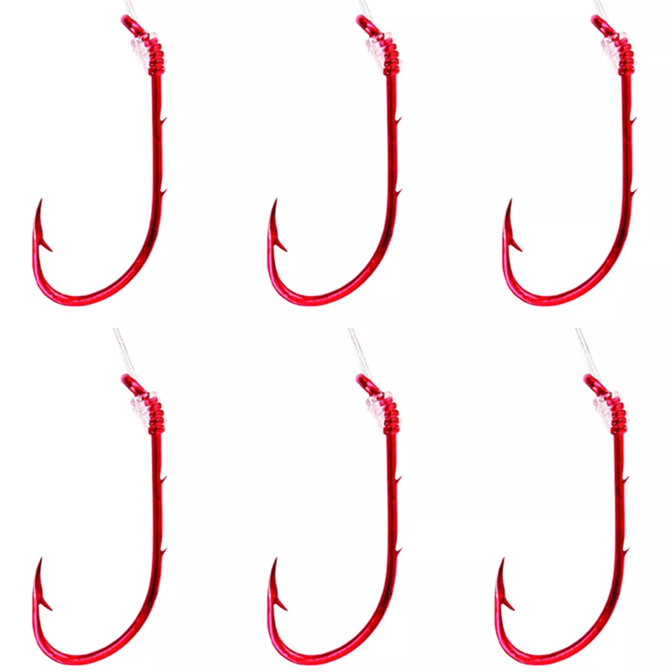 Eagle Claw Snelled Baitholder Hooks 6-Pack - Image 1 of 1