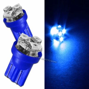 2 x Blue 6 LED 12V Replacement T10 Wedge Light Bulbs 194 2450 2652 2921 2825 - Bild 1 von 1