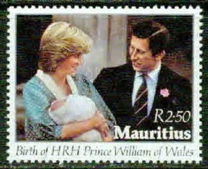 MAURITIUS  - 1982 – PRINCE WILLIAM OF WALES  – VF  ** - Bild 1 von 1
