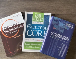 Custom Lot of 3, On Common Ground (DuFour, et.al) and 2 more Common Core - Bild 1 von 4
