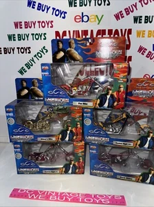 Orange County Choppers Diecast 1:18 American Chopper Fire Bike Mikey’s Lot-5 NEW - Picture 1 of 9