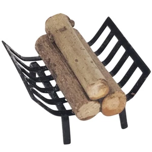 1 Set Miniature Log Firewood Rack Model Fire Rack Decor Photography Props New - Picture 1 of 12