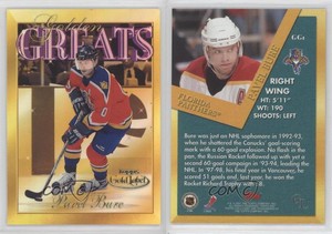 2000-01 Topps Gold Label Golden Greats Pavel Bure #GG1 HOF