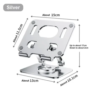360° Rotation Tablet Stand for Ipad, Adjustable Foldable Tablet Holder,Aluminum  - Afbeelding 1 van 16