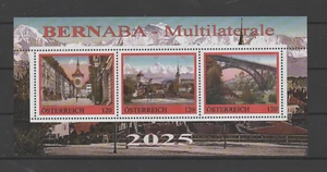 215 Österreich ME 3 Block BERNABA Multilaterale 2025 Schweiz ** - Photo 1/1