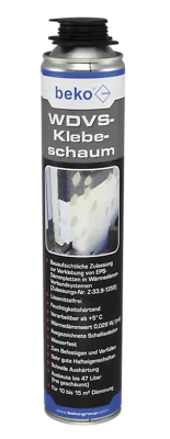 Beko WDVS-Klebeschaum B1 1-Komponenten-Polyurethanschaum Wärmedämmwert 0,036 W/(