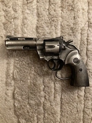 Colt Python Revolver Belt Buckle - 1978 Casted by Bergamont Brassworks USA L-156 - Image 1 of 3