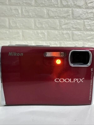 Nikon Coolpix S50 Point  Shoot Camera 7.2 Megapixels Digital Camera - Red RARE - Image 1 of 4