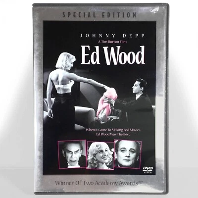 Ed Wood (DVD, 1994, Widescreen, Special Ed)   Johnny Depp    Martin Landau - Image 1 of 3