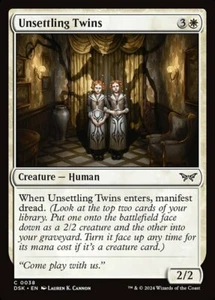 Near Mint x 4 Unsettling Twins - Foil Duskmourn: House of Horror - Picture 1 of 1