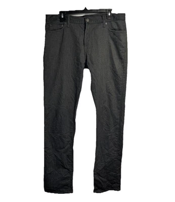 Pantalones de mezclilla de viaje Banana Republic para hombre 34x34 (se adapta a 37x34) gris ajustado elásticos Foto 1 de 4