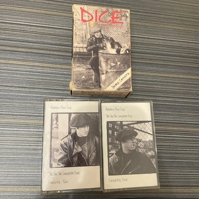 Andrew Dice Clay The Day the Laughter Died Couble Cassette Tapes 1990 Vintage - Image 1 of 4