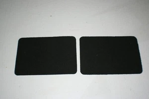 Alfombrillas traseras negras básicas VW Beetle 1955-1979 sin terminar (par) - Imagen 1 de 4