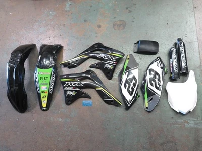 2013-2015 Kawasaki KX450F Plastics Kit (Shrouds Rear Front Fender Number Plates) - Image 1 of 4