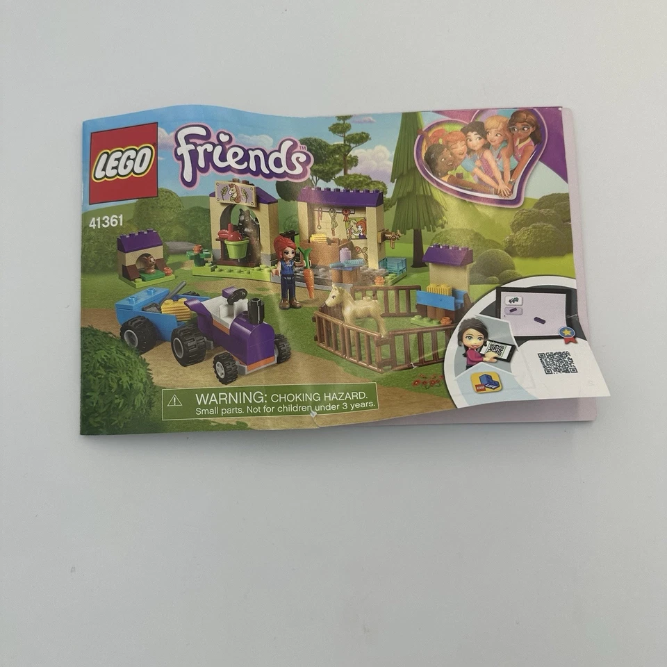 LEGO 41361 Instruction Booklet Manual Friends Mia’s Foal Stable - Booklet Only - Image 1 of 3
