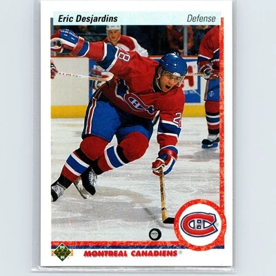 1990-91 Upper Deck - Eric Desjardins #428 - Montreal Canadiens - Image 1 of 2