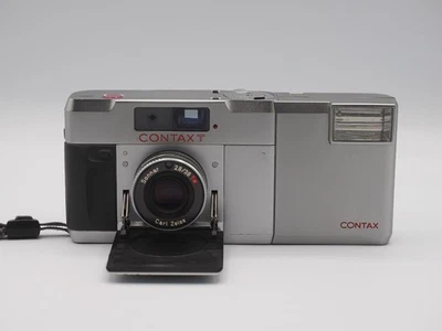 Contax T 35mm film camera 38mm f2.8 W/ FLASH TESTED WORKING - Image 1 of 4