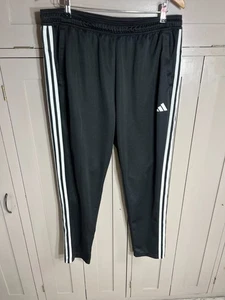Adidas Track Pants Train Essentials Aeroready | Men's | Black/White | XL - Picture 1 of 9