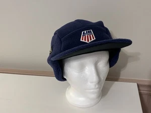 Vintage Bula US Ski Team Blue Fleece Cap Hat Made in USA One Size - Picture 1 of 16