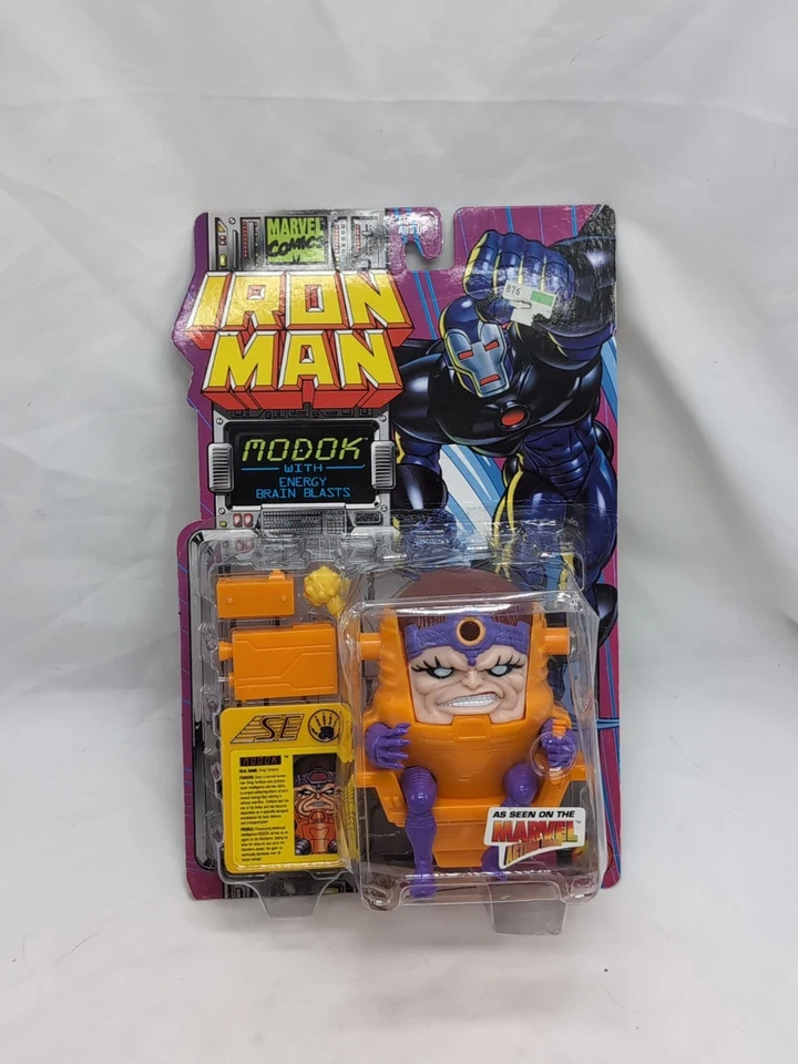 ToyBiz 1995 Marvel Iron Man Series MODOK 5 Inch Action Figure Opened & Painted